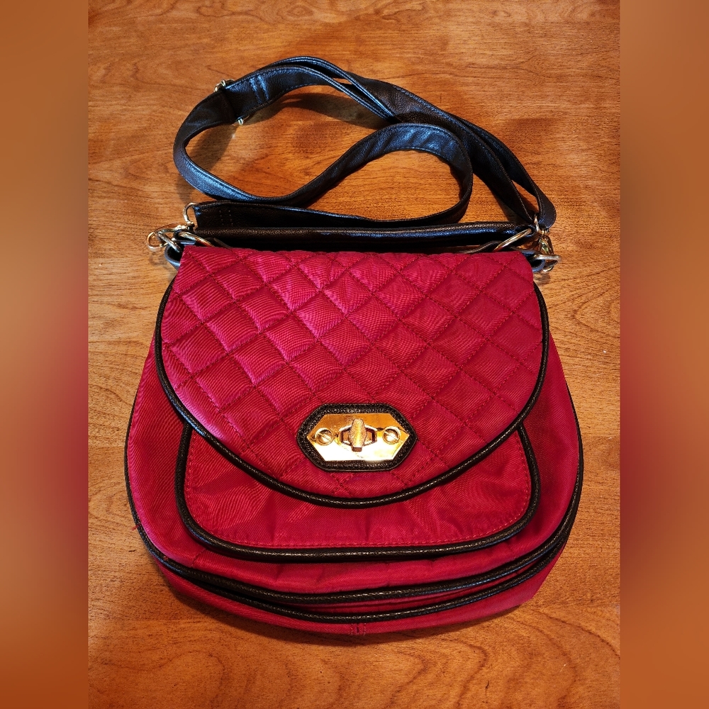 Steve Madden Quilted Purse With Adjustable Strap